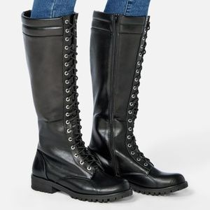 Just Fab Lace Up Boot